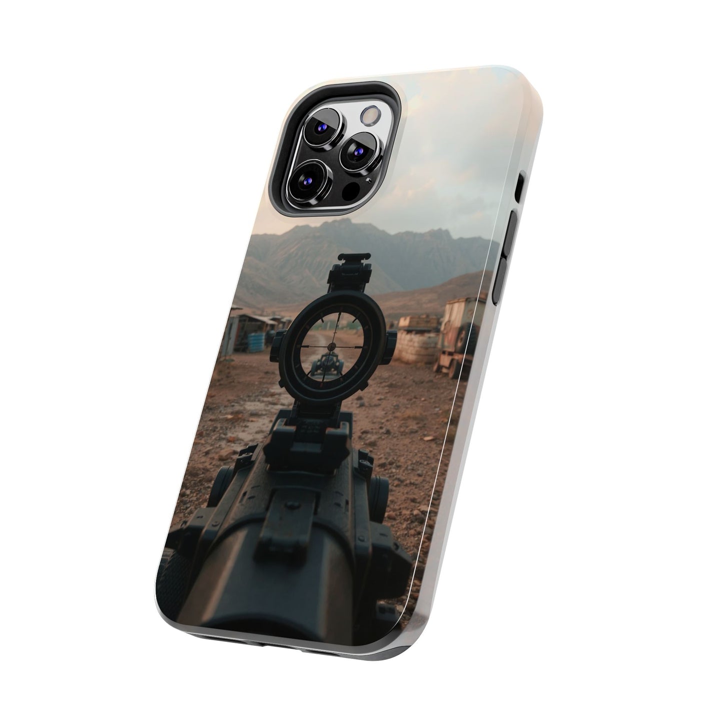 Tough Phone Case - Military Inspired Design with Sniper Scope