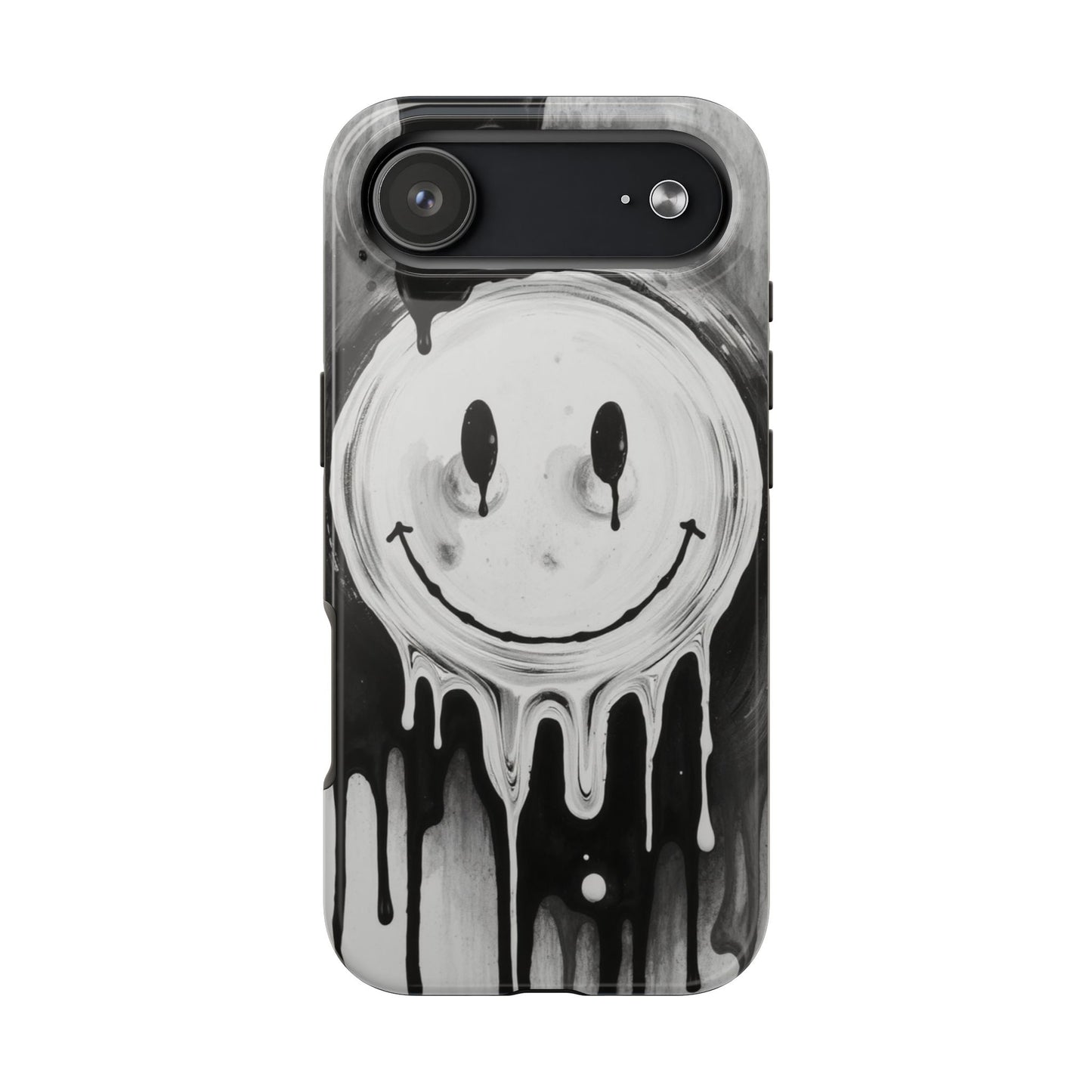 Dripping Smiley Tough Phone Case - Stylish & Durable Protection