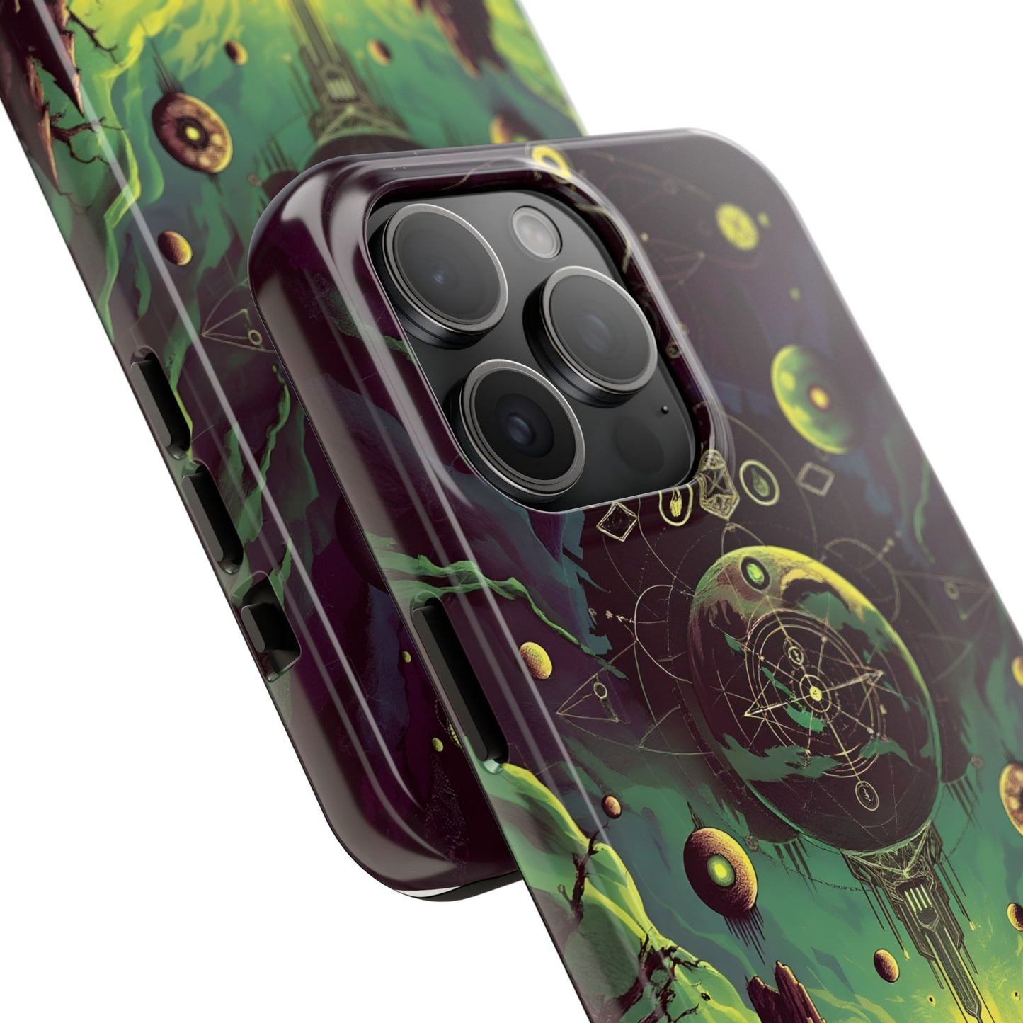 Cosmic Adventure Tough Phone Case - Galaxy Design for Space Enthusiasts - for iPhone