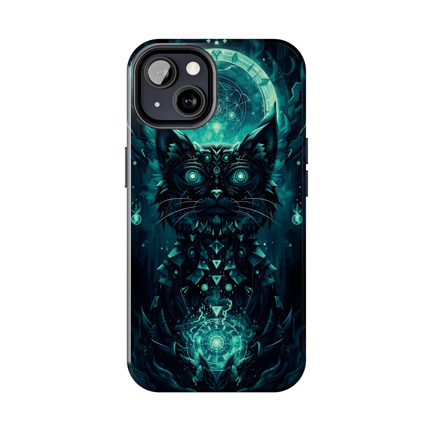Mystical Dark Cat Phone Case - Tough Protective Cover for Cat Lovers - for iPhone