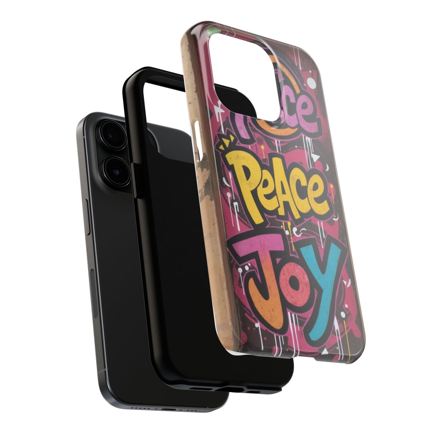 Colorful Peace Joy Tough Phone Case