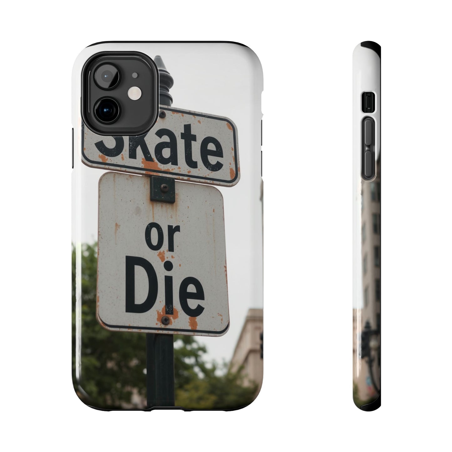 Skate or Die Tough Phone Case - Durable Protection for Skaters