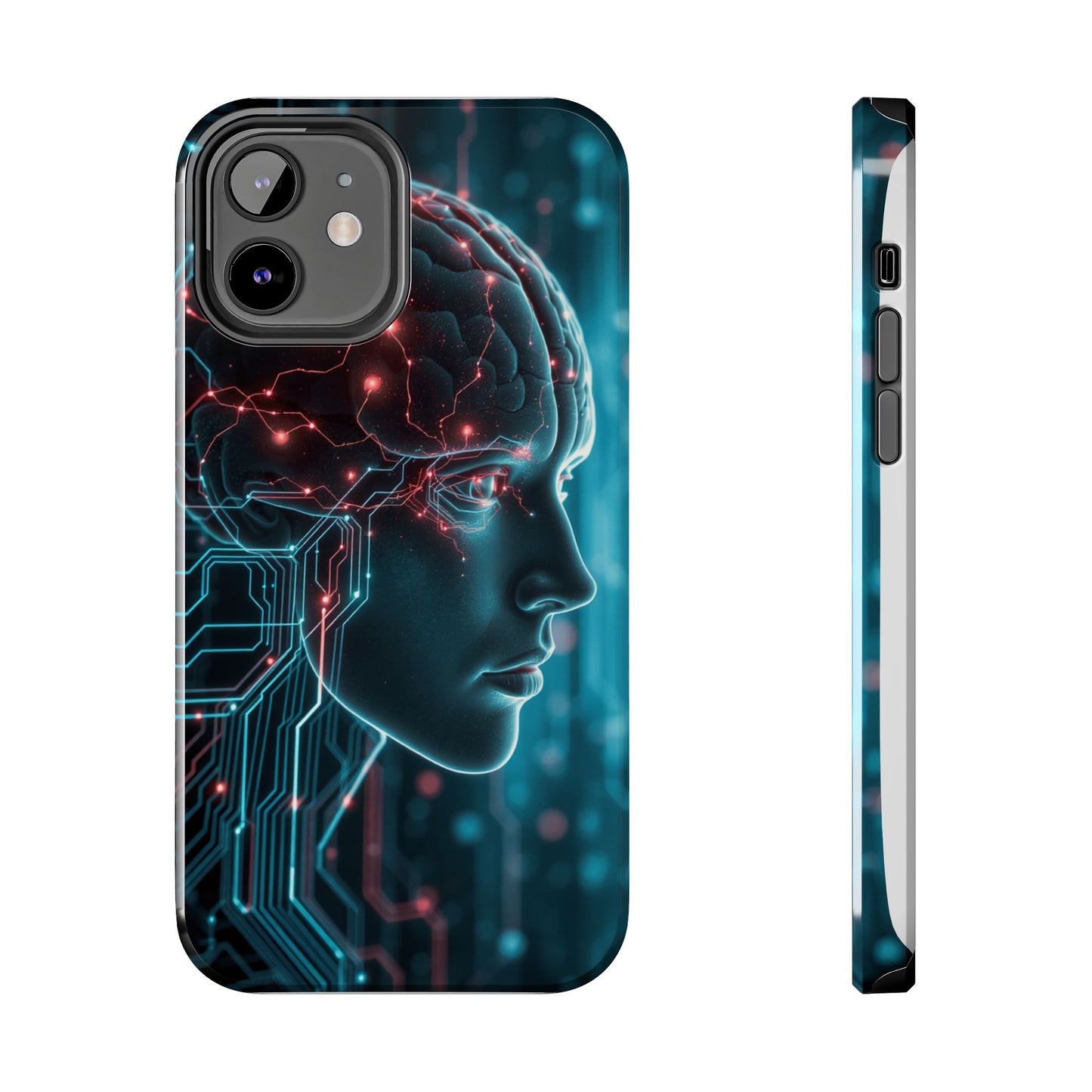 Futuristic Brain Design Tough Phone Case