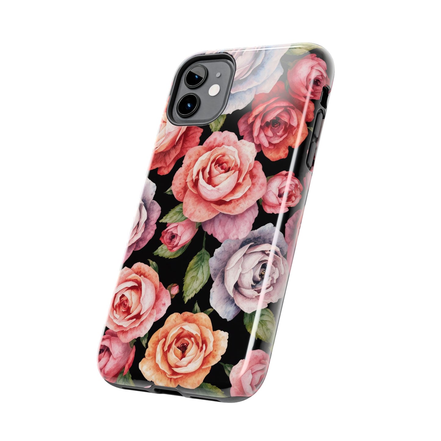 Elegant Floral Tough Phone Case - Perfect for Nature Lovers - for iPhone