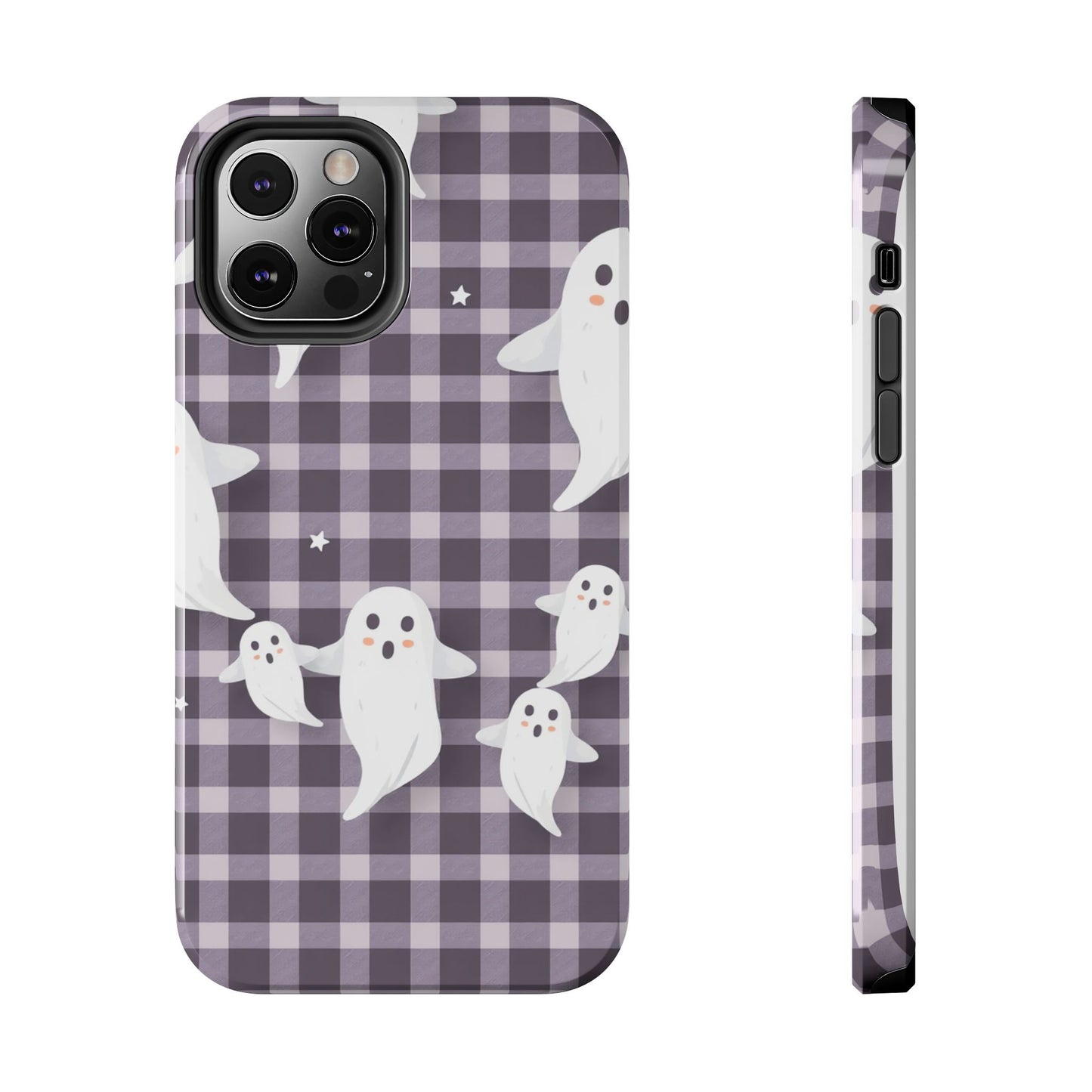 Cute Ghosts Tough Phone Case - Whimsical Halloween Design for Spooky Vibes
