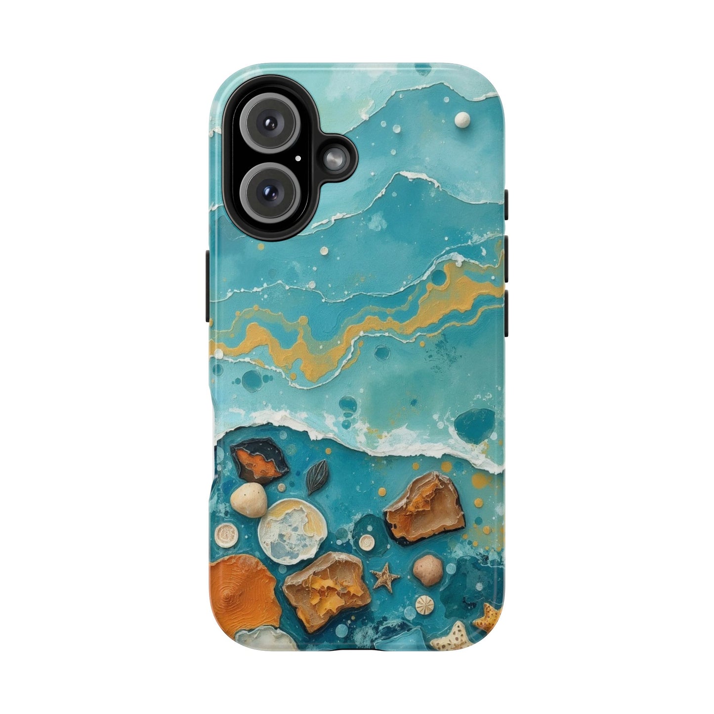 Ocean-Inspired Tough Phone Cases - Coastal Beach Vibe, Easy Accessory for Beach Lovers
