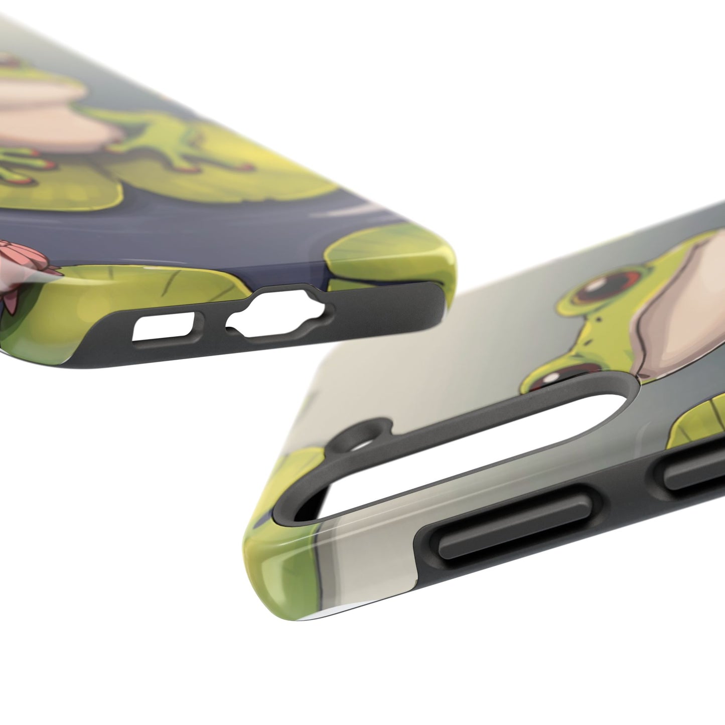 Cute Frog Tough Phone Case - Durable Protection with Nature Vibe
