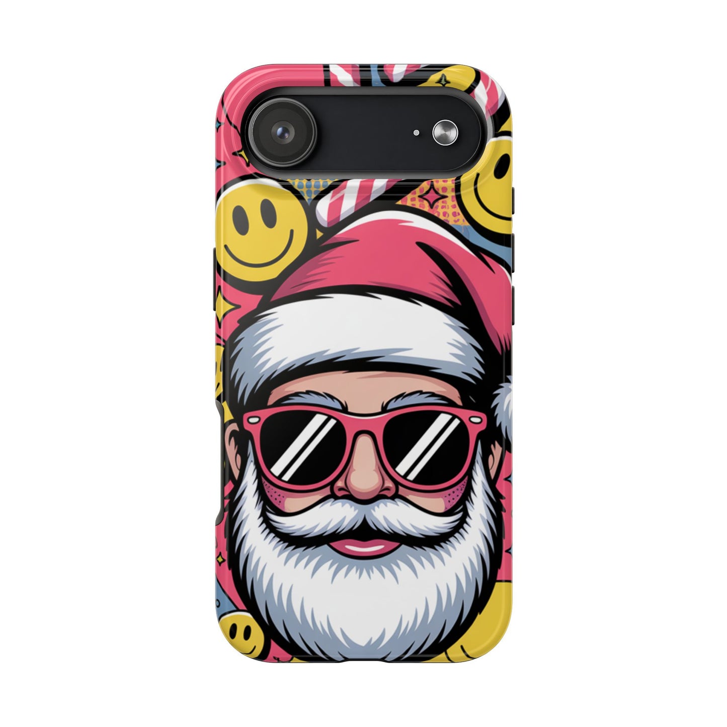 Pop Art Santa Sunglasses Tough Phone Case for Holiday Vibes