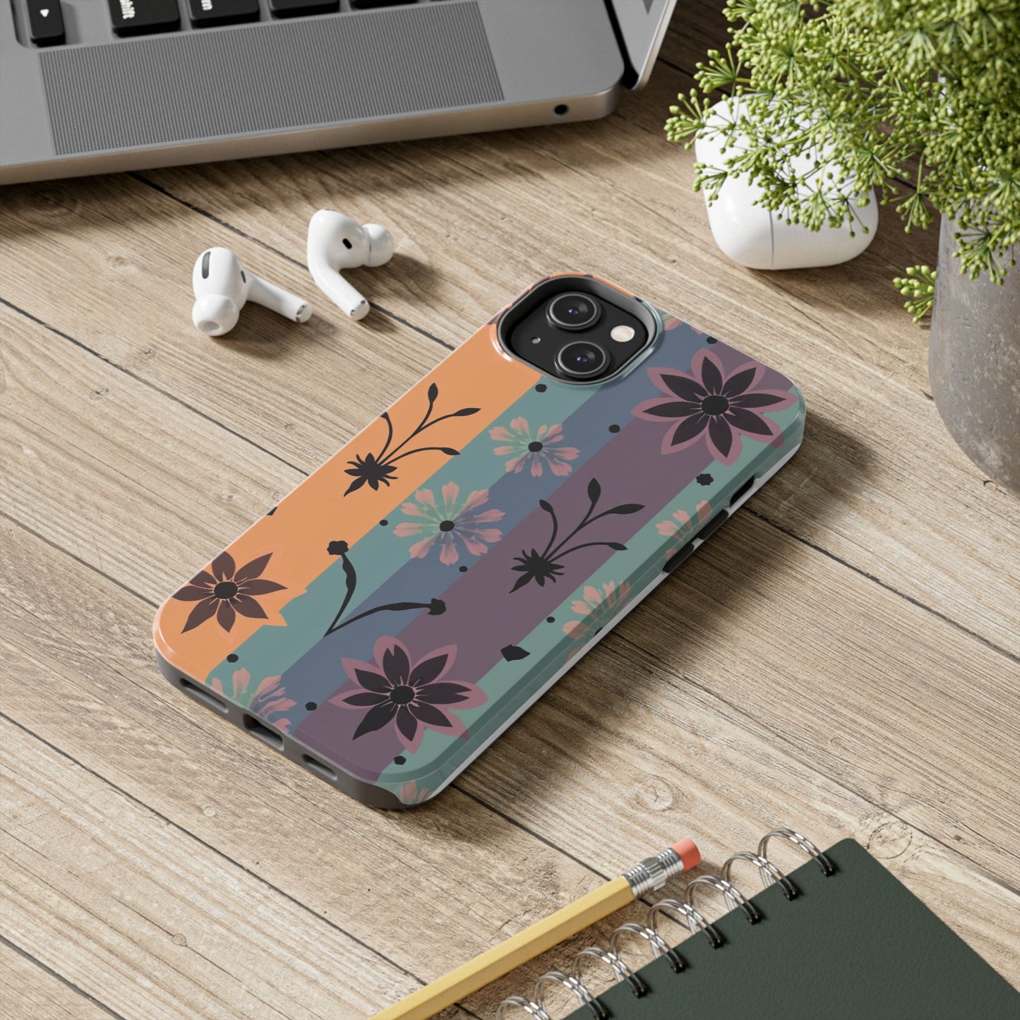 Boho Floral Tough Phone Cases - Durable & Stylish Protection - for iPhone