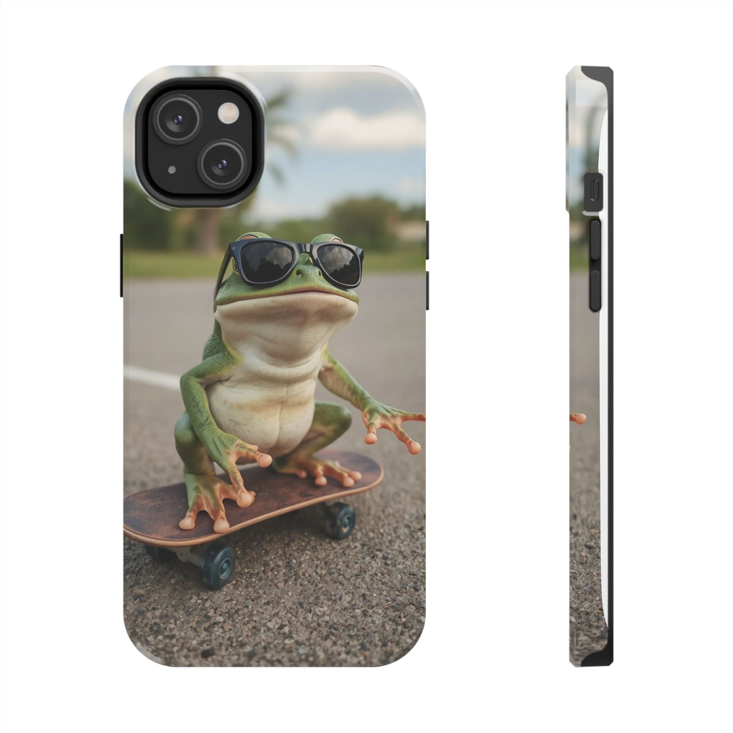 Cool Frog Skateboard Phone Case - Tough and Stylish Protection