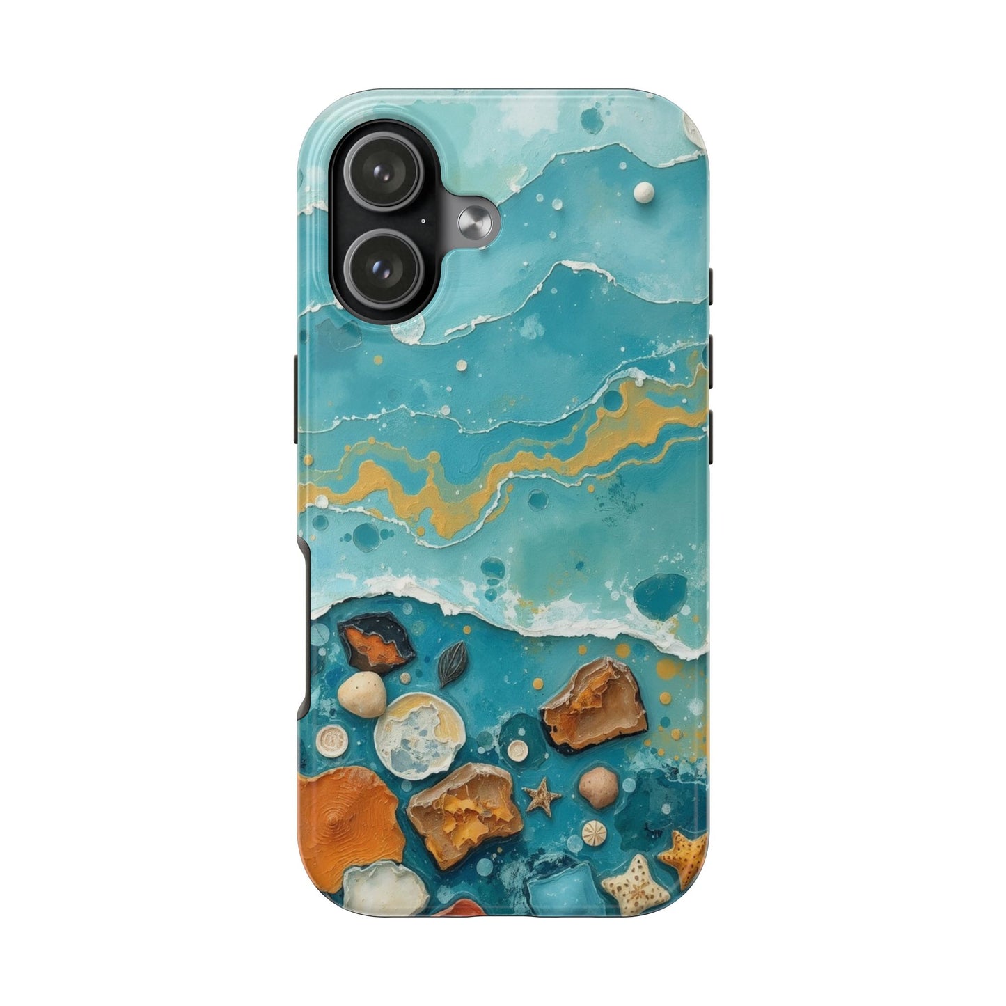 Ocean-Inspired Tough Phone Cases - Coastal Beach Vibe, Easy Accessory for Beach Lovers