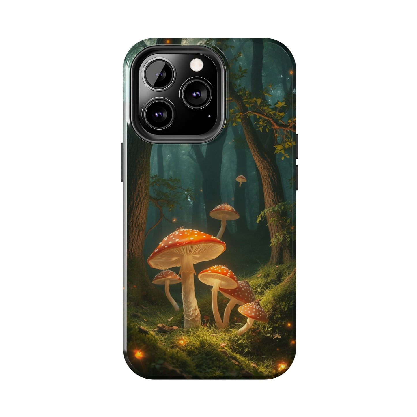Whimsical Mushroom Tough Phone Case - Forest Fantasy Design