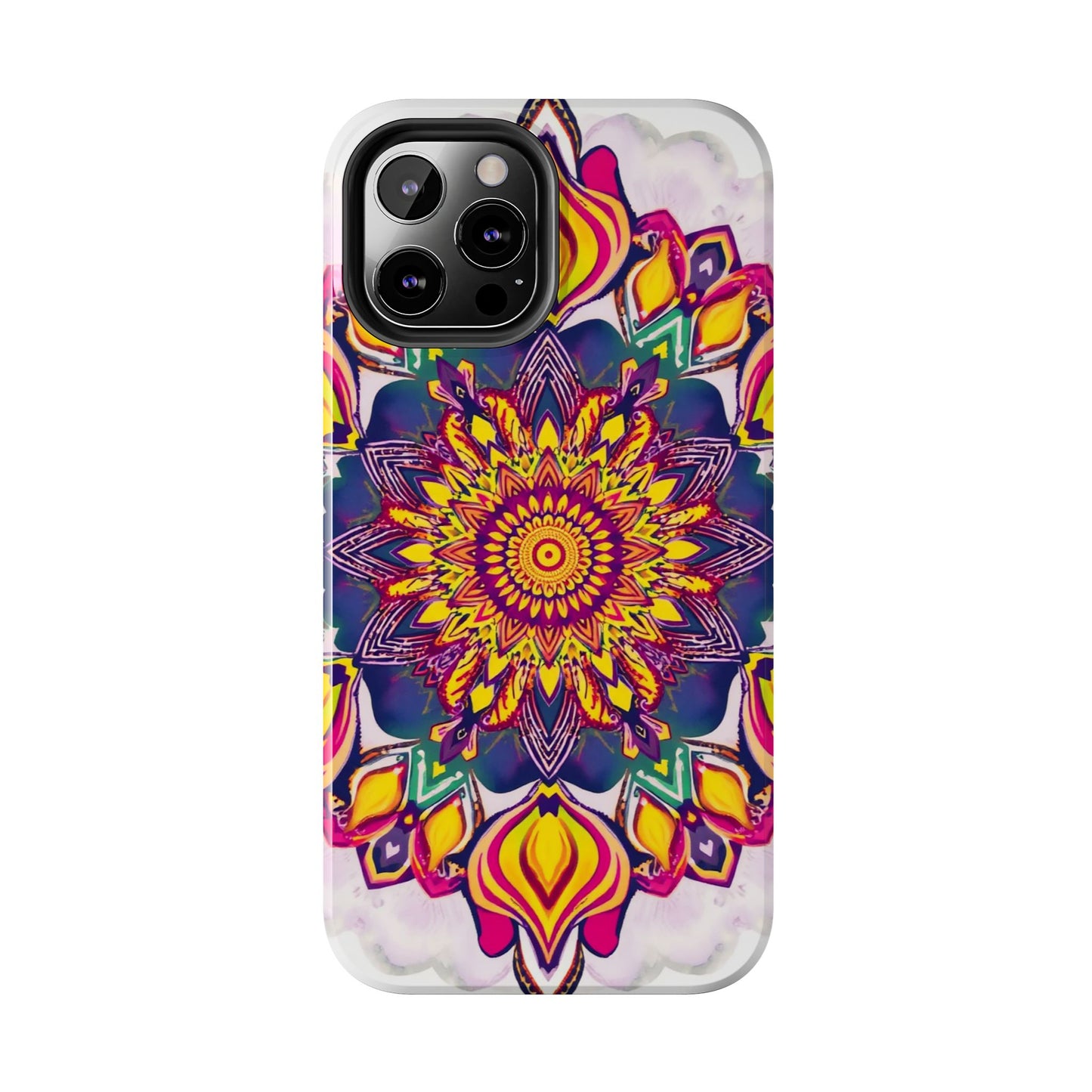 Vibrant Mandala Tough Phone Case - Boho Style Protection - for iPhone