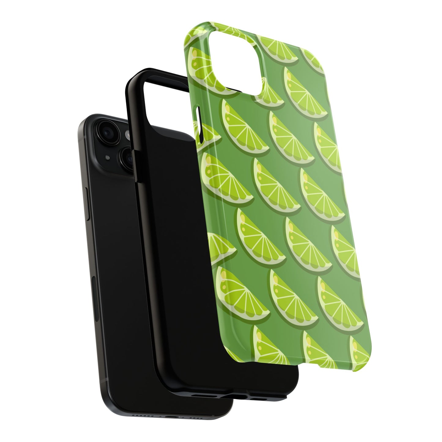 Lime Slice Tough Phone Case - Green Party - for iPhone