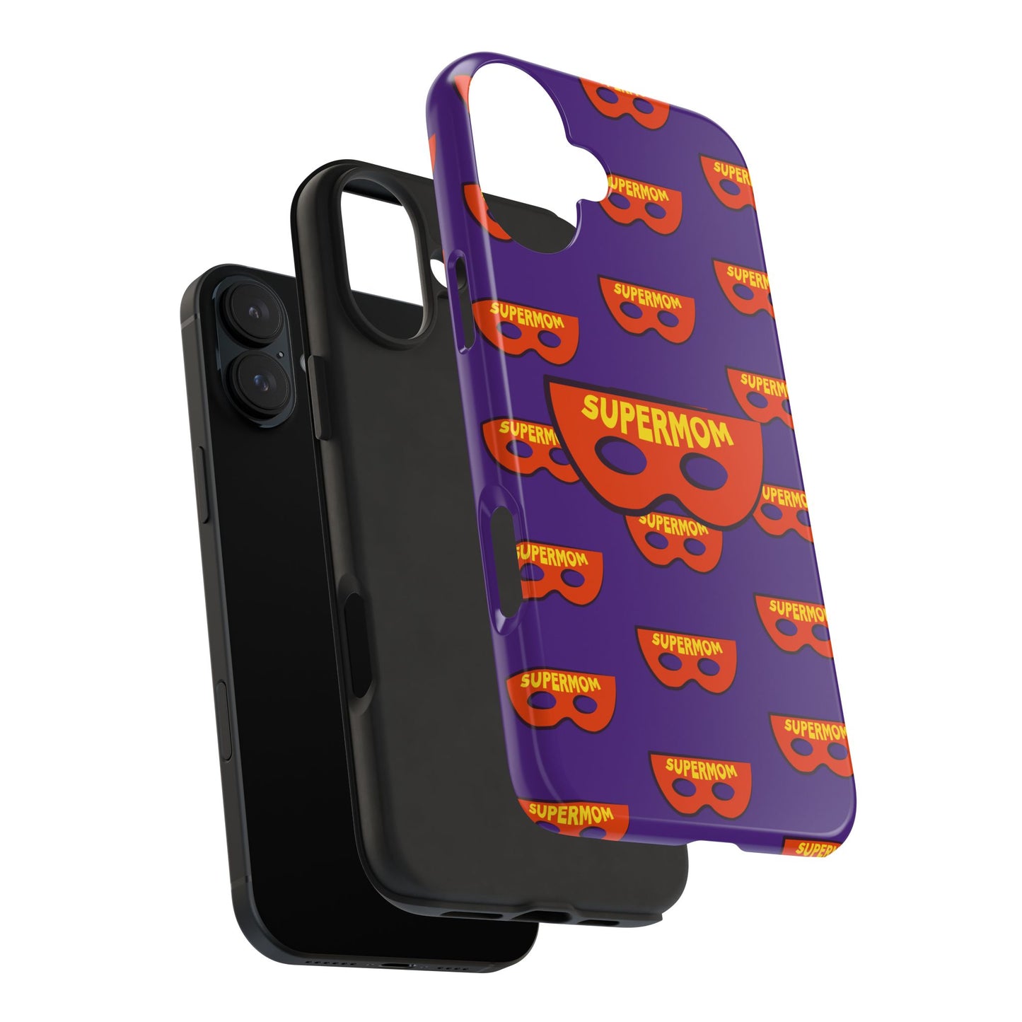 Supermom Tough Phone Case - Durable Protection with Fun Design - for iPhone