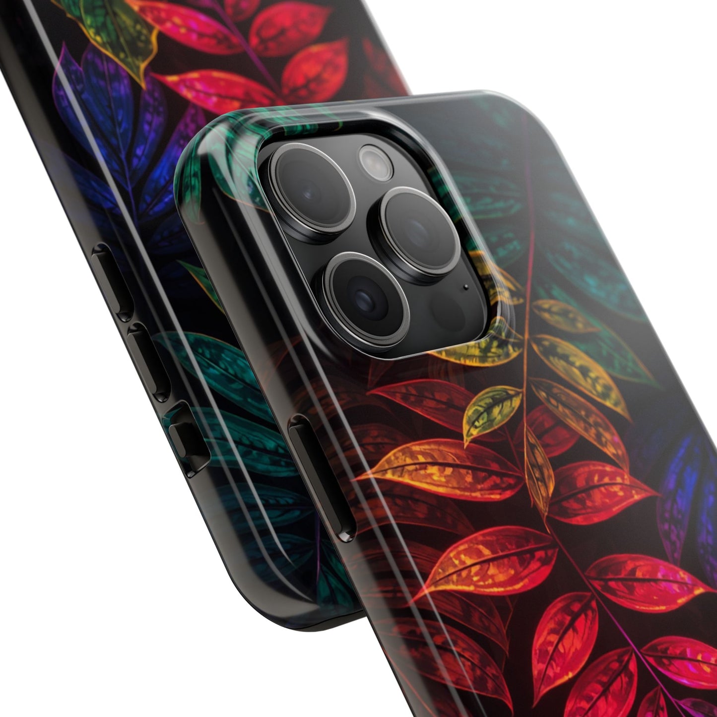 Vibrant Tropical Leaf Tough Phone Case