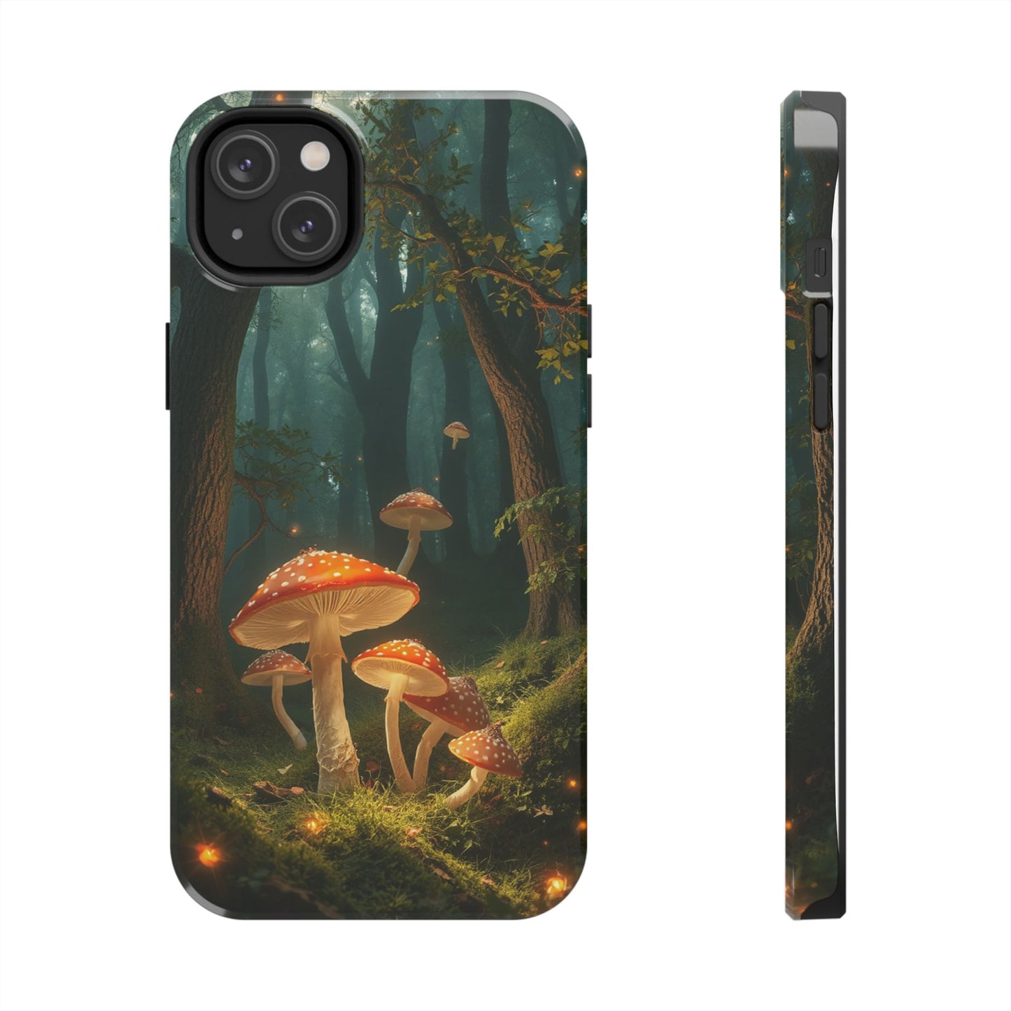 Whimsical Mushroom Tough Phone Case - Forest Fantasy Design