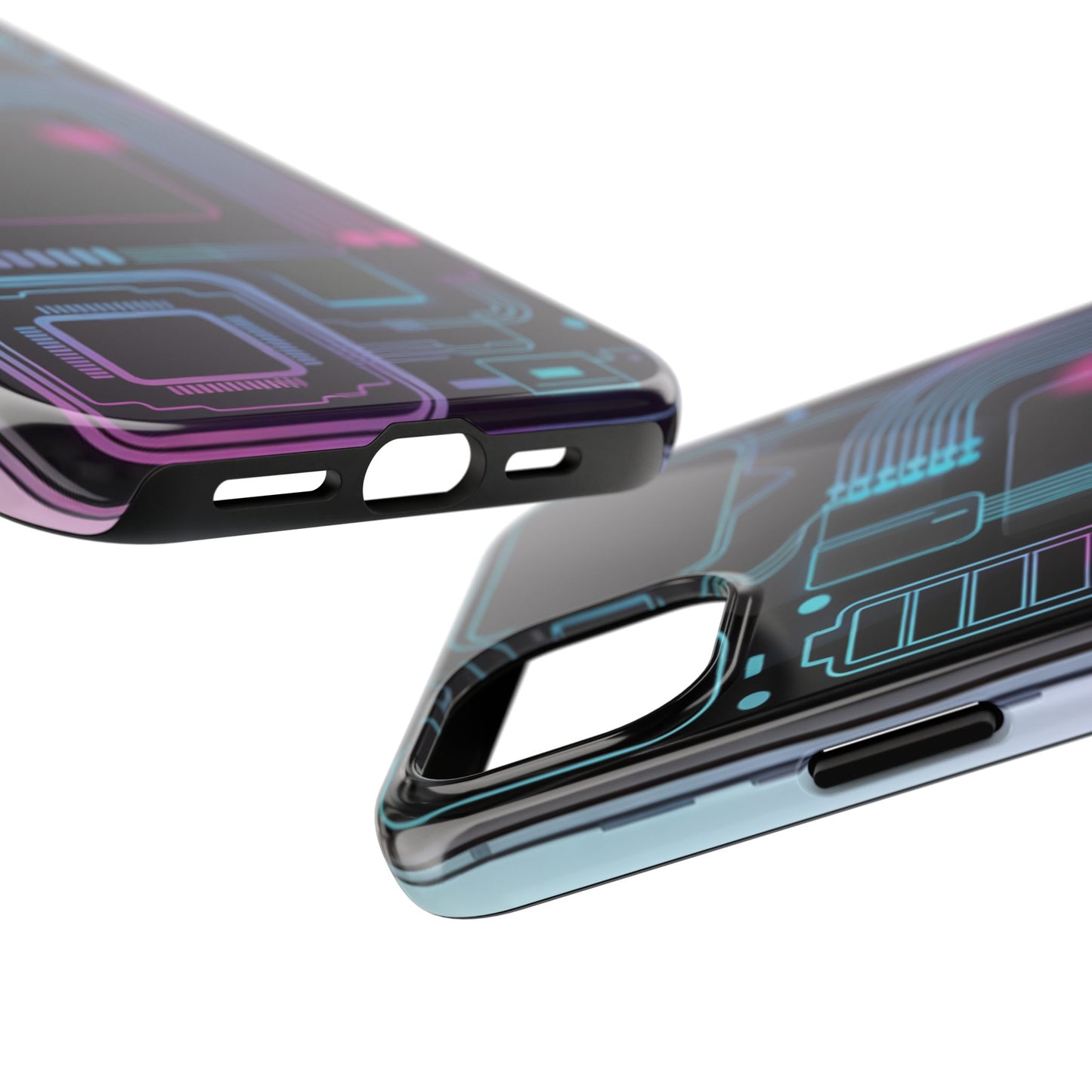 Cyberpunk Circuits Tough Phone Case