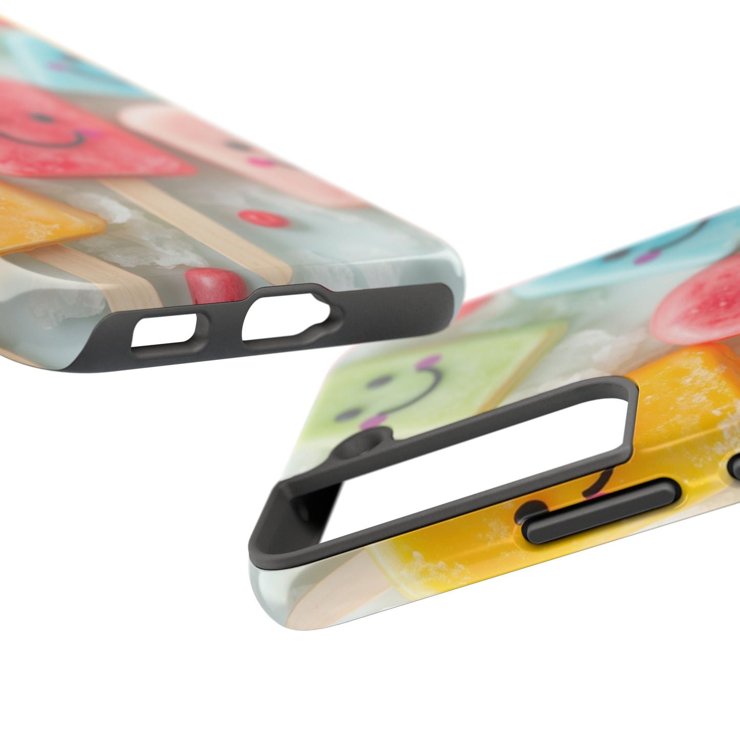 Cute Smile Popsicle Tough Phone Case - Fun Protection for Your Device
