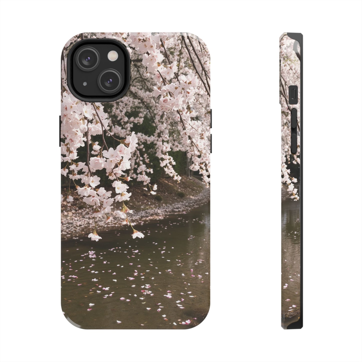 Cherry Blossom Tough Phone Cases - Durable Protection with Floral Serenity