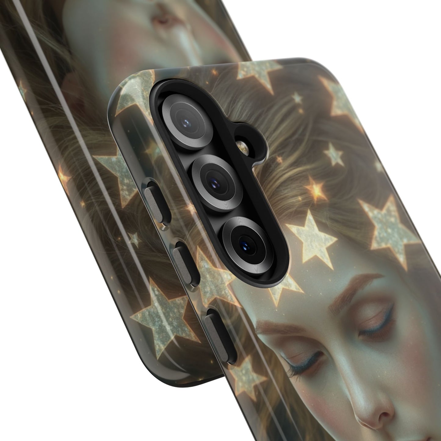 Celestial Dream Tough Phone Case - Artistic Starry Design for Style Enthusiasts