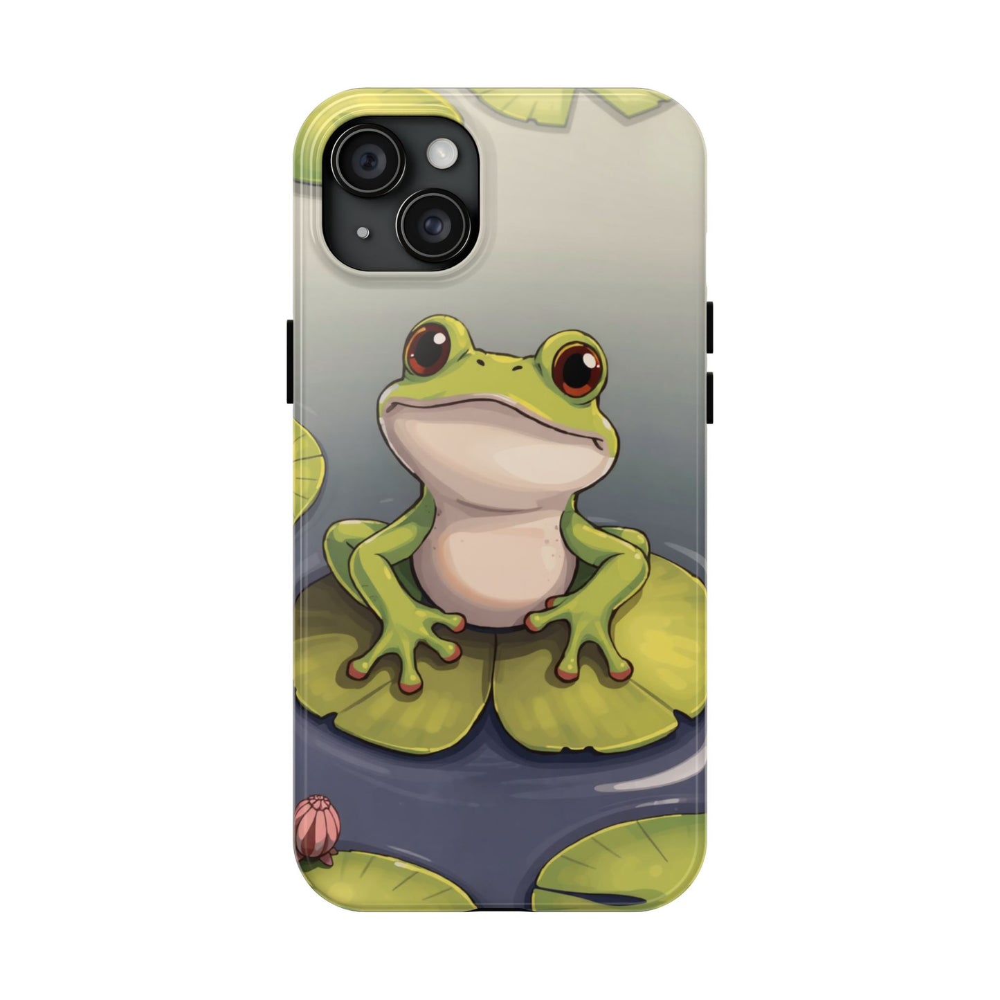 Cute Frog Tough Phone Case - Durable Protection with Nature Vibe