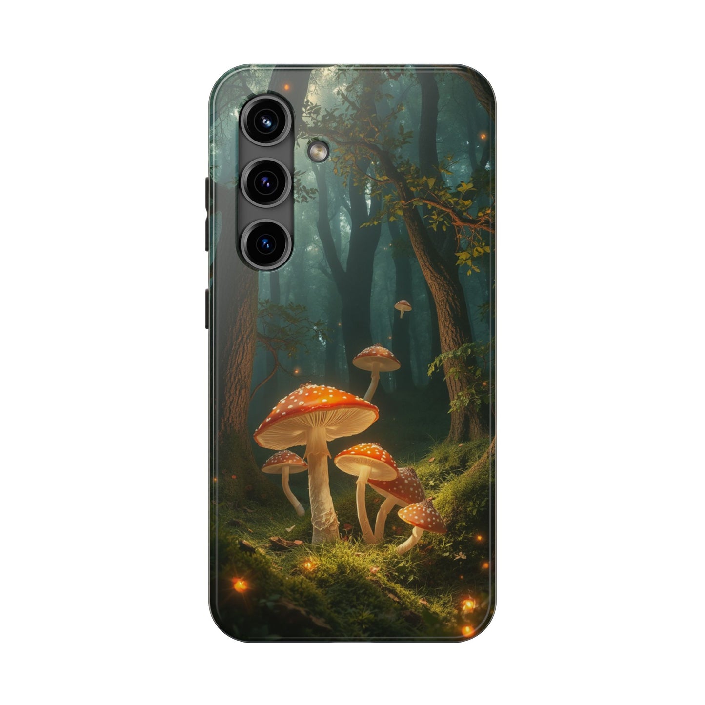 Whimsical Mushroom Tough Phone Case - Forest Fantasy Design