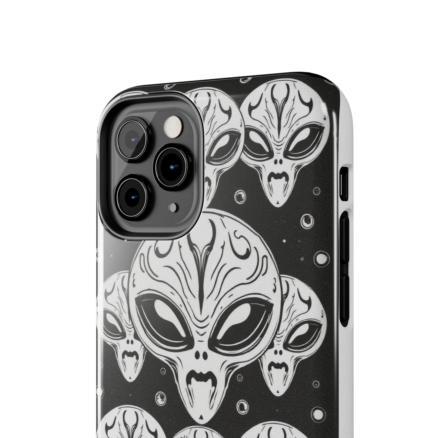 Alien Pattern Tough Phone Case - Durable Protection with Out-of-This-World Design