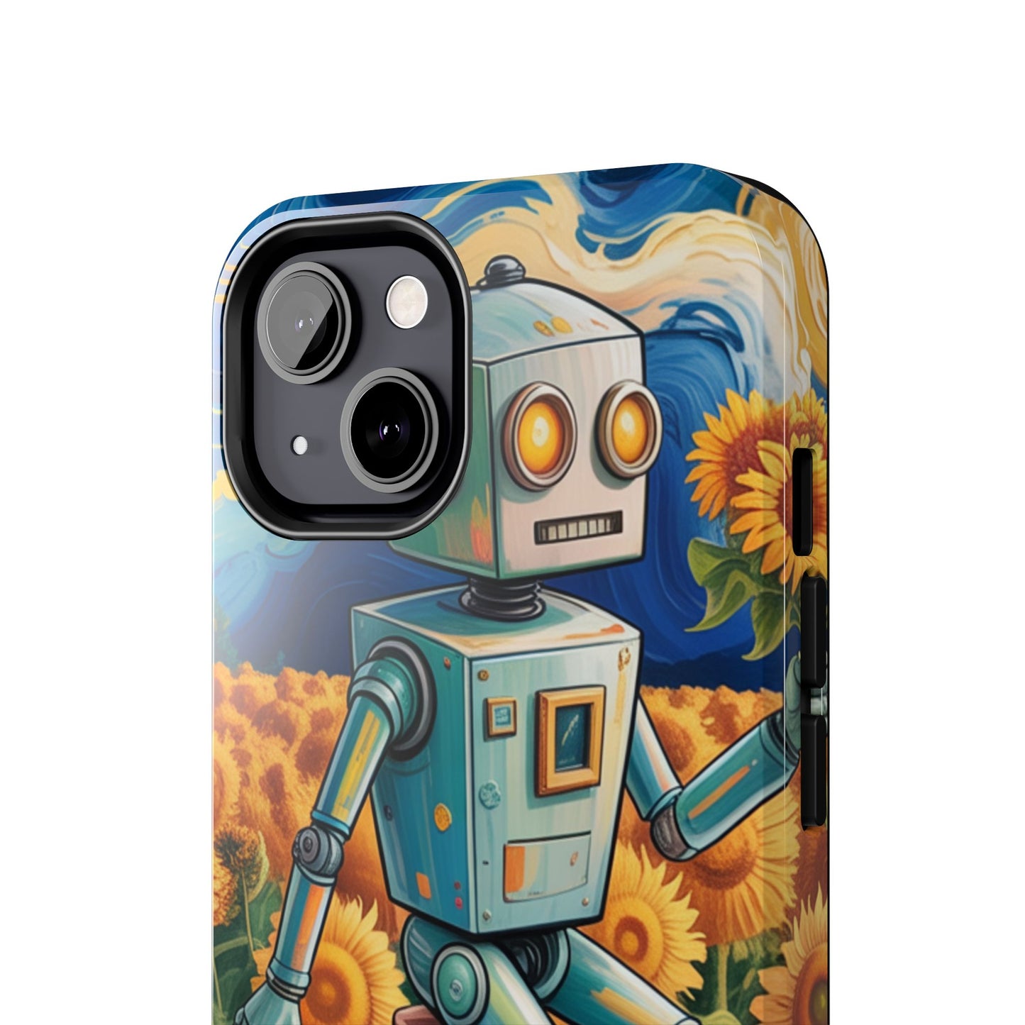 Robot Cycle Tough Phone Case - Durable & Unique Design