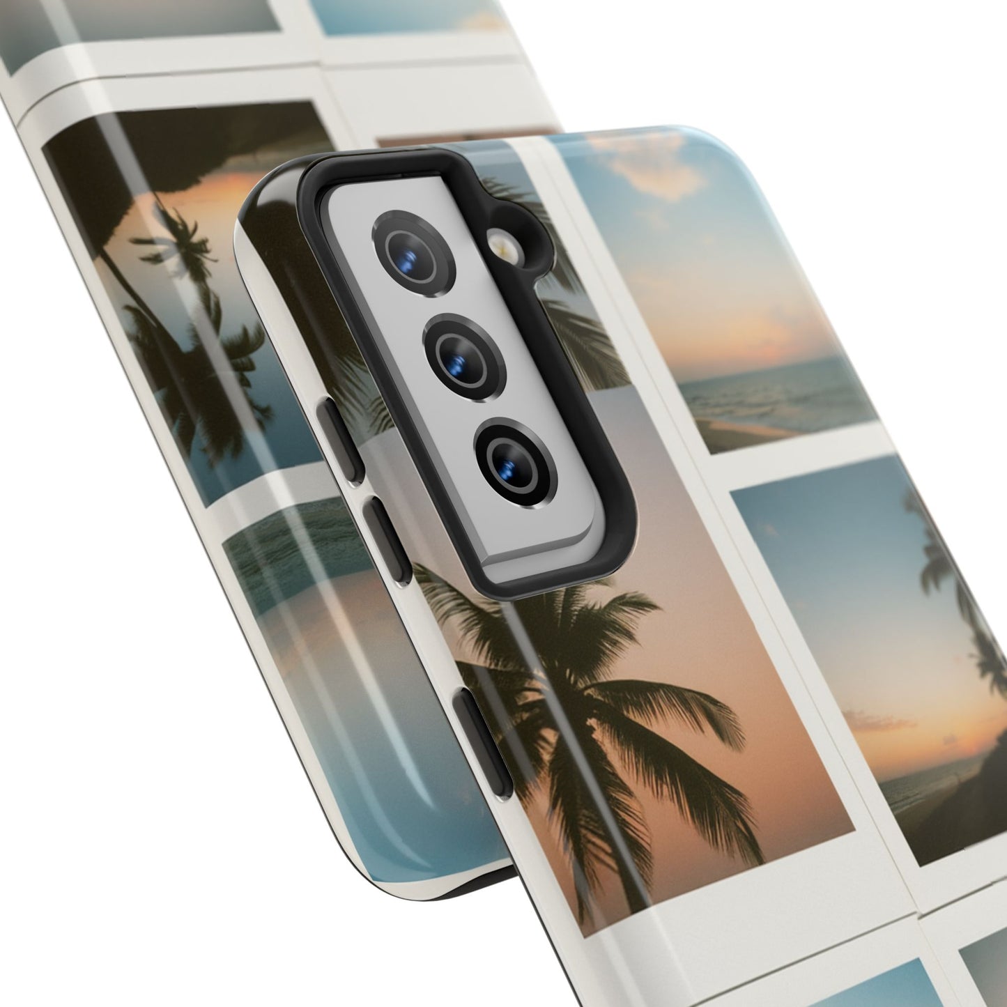 Tropical Sunset Tough Phone Case - Beach Vibes for Summer Adventures