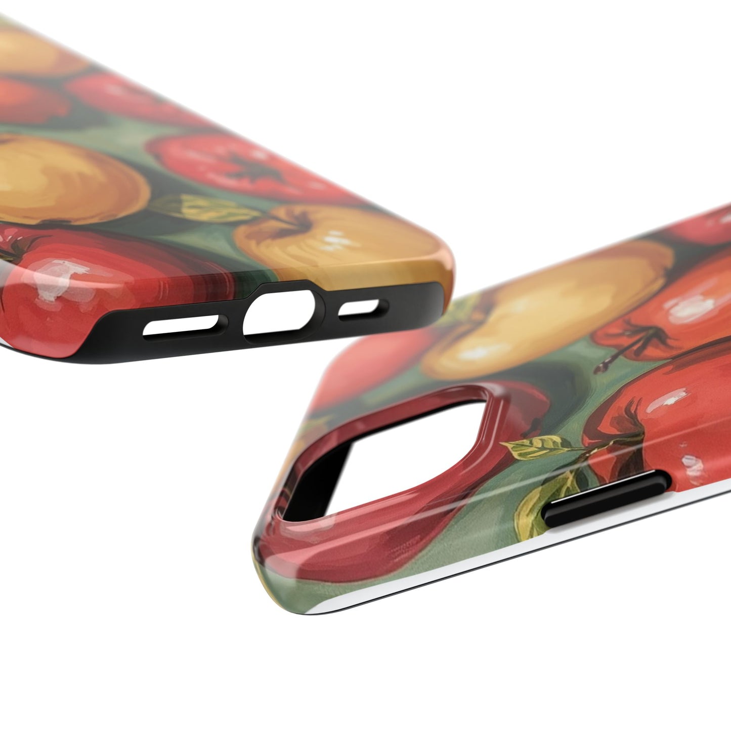 Colorful Painted Apples Art Tough Phone Case - Durable & Stylish Protection - for iPhone