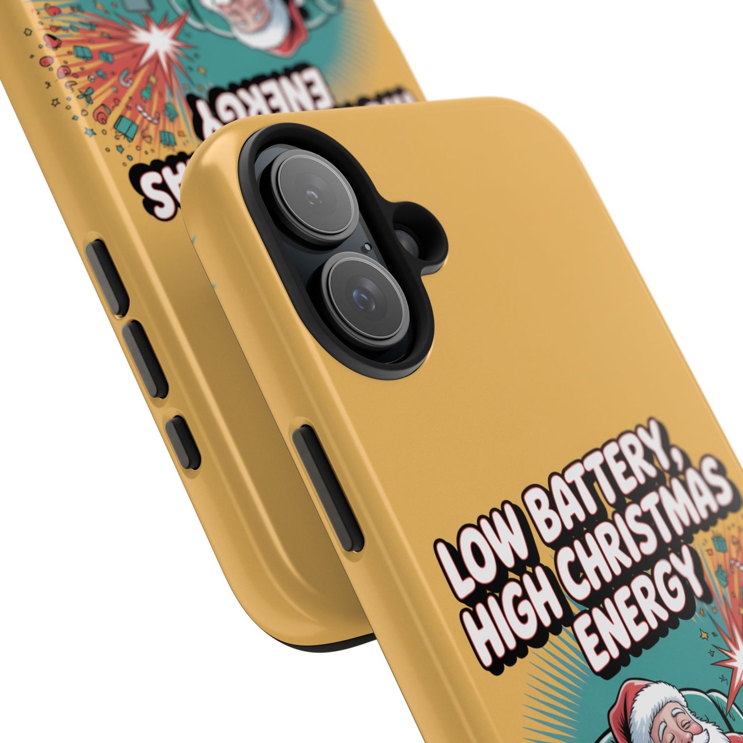 Santa Low Battery Phone Case " High Christmas Energy"