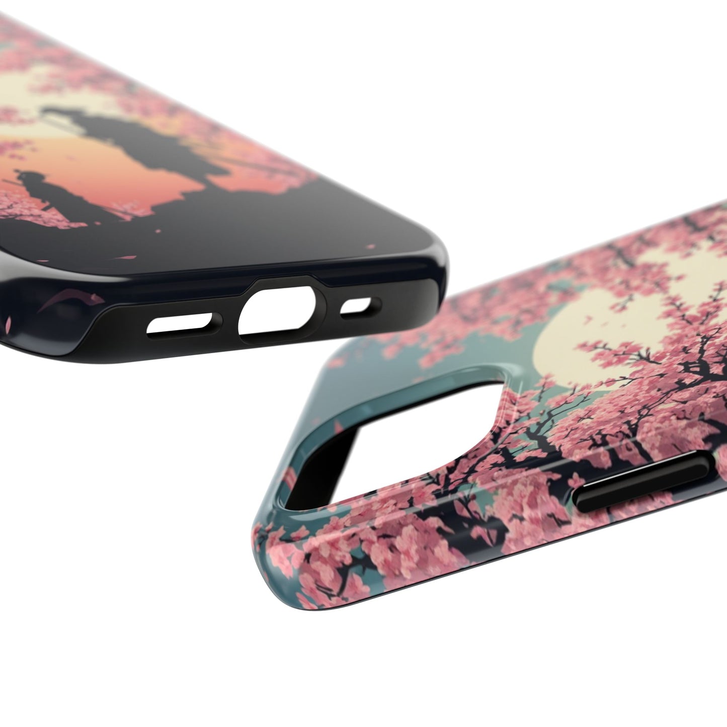 Cherry Blossom Samurai Tough Phone Case