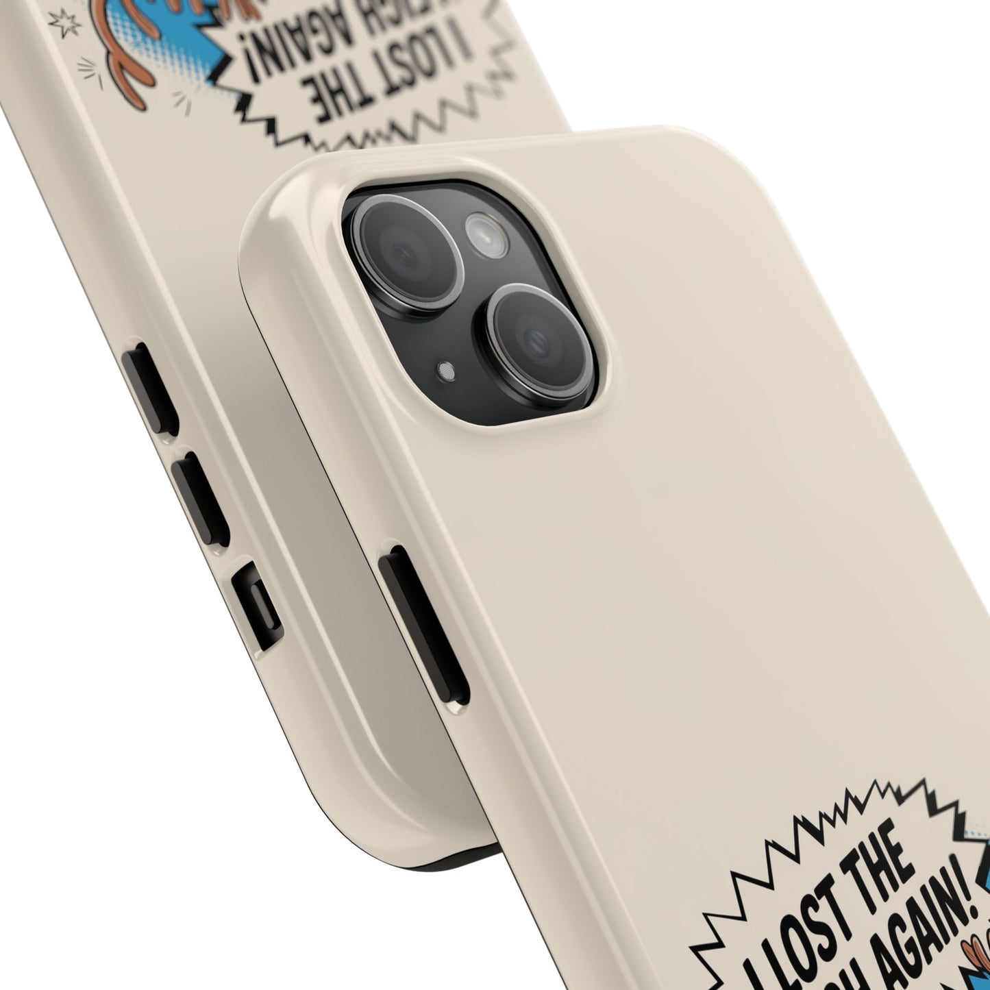 Festive Phone Case: "I Lost the Sleigh Again!" for iPhone