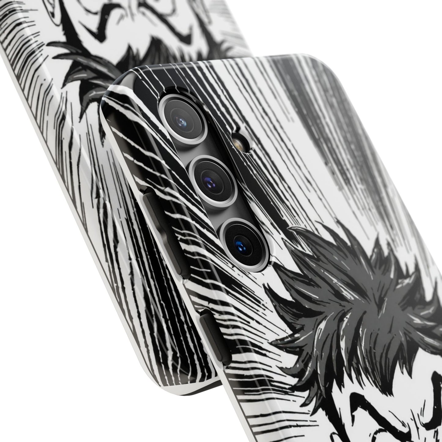 Intense Graphic Phone Case - Tough Design for Anime Fans