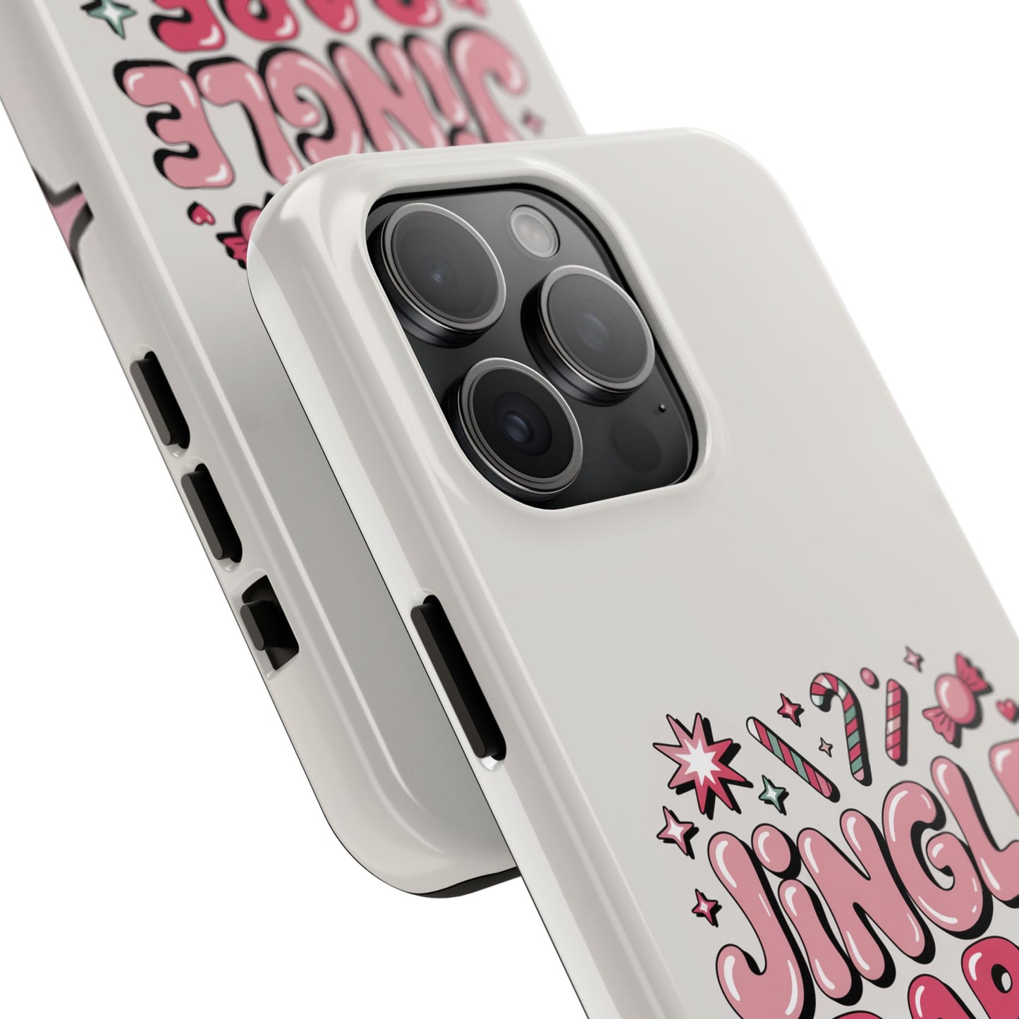 Jingle Babe Tough Phone Case - Festive Holiday Protection for Your iPhone
