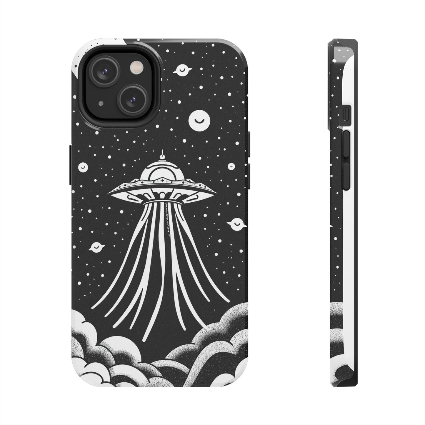 Galaxy UFO Tough Phone Case - Durable Protection with Unique Space Design