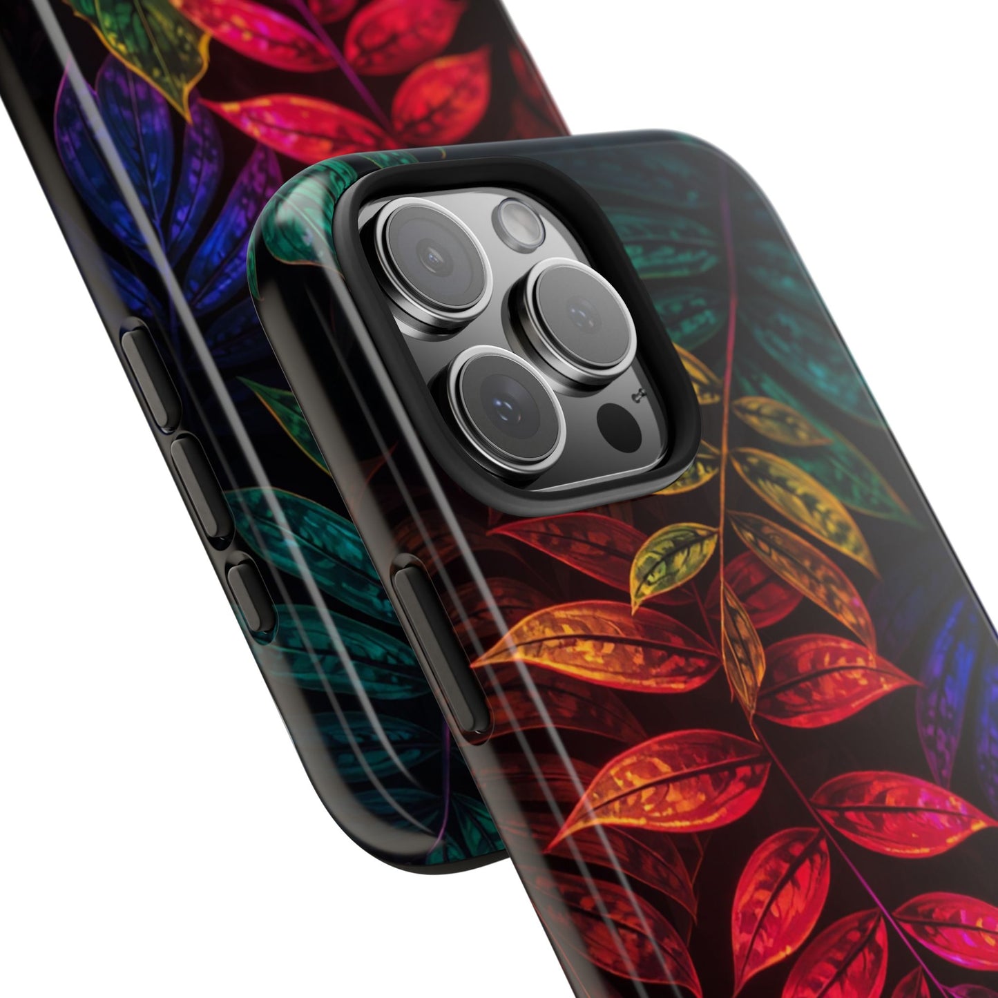 Vibrant Tropical Leaf Tough Phone Case