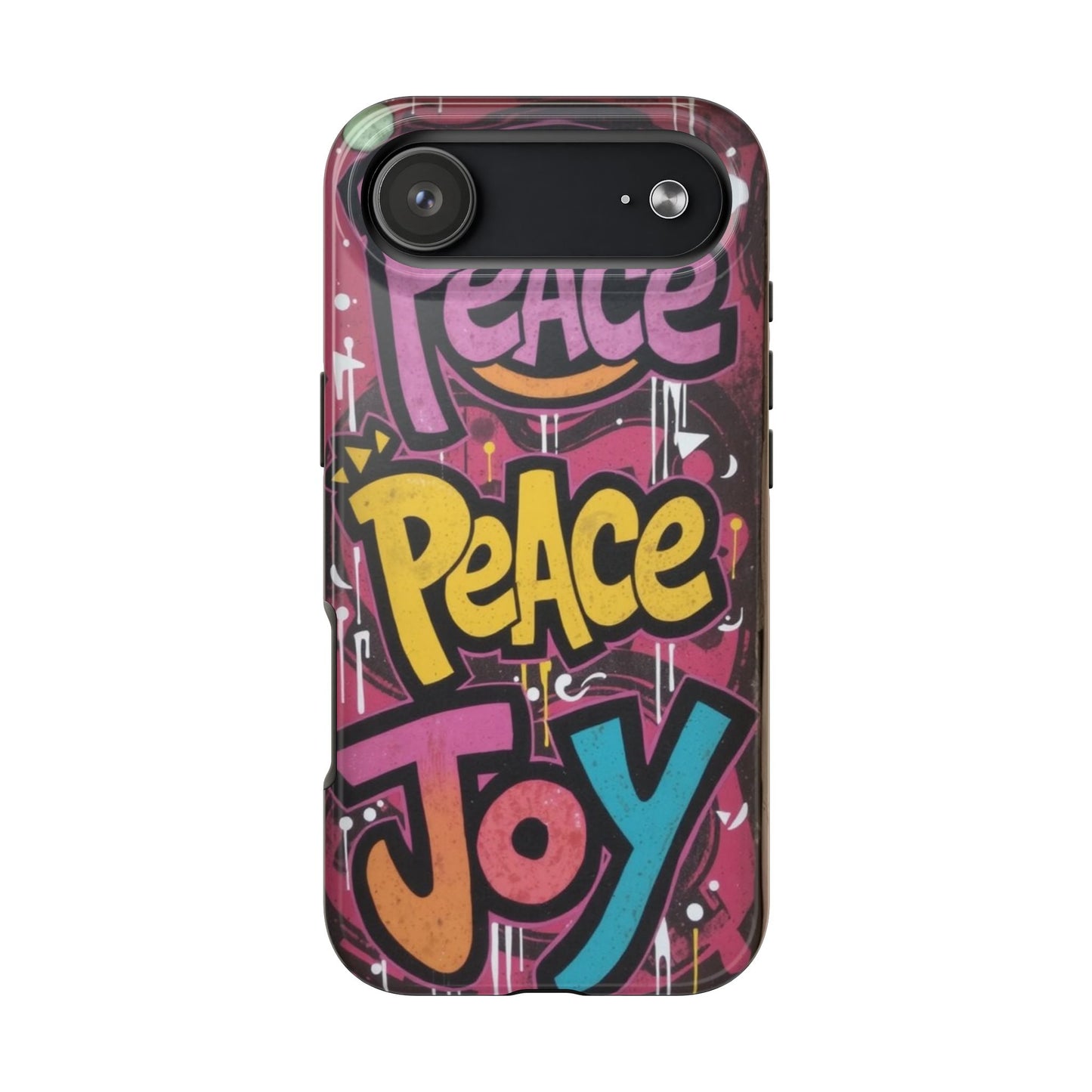 Colorful Peace Joy Tough Phone Case
