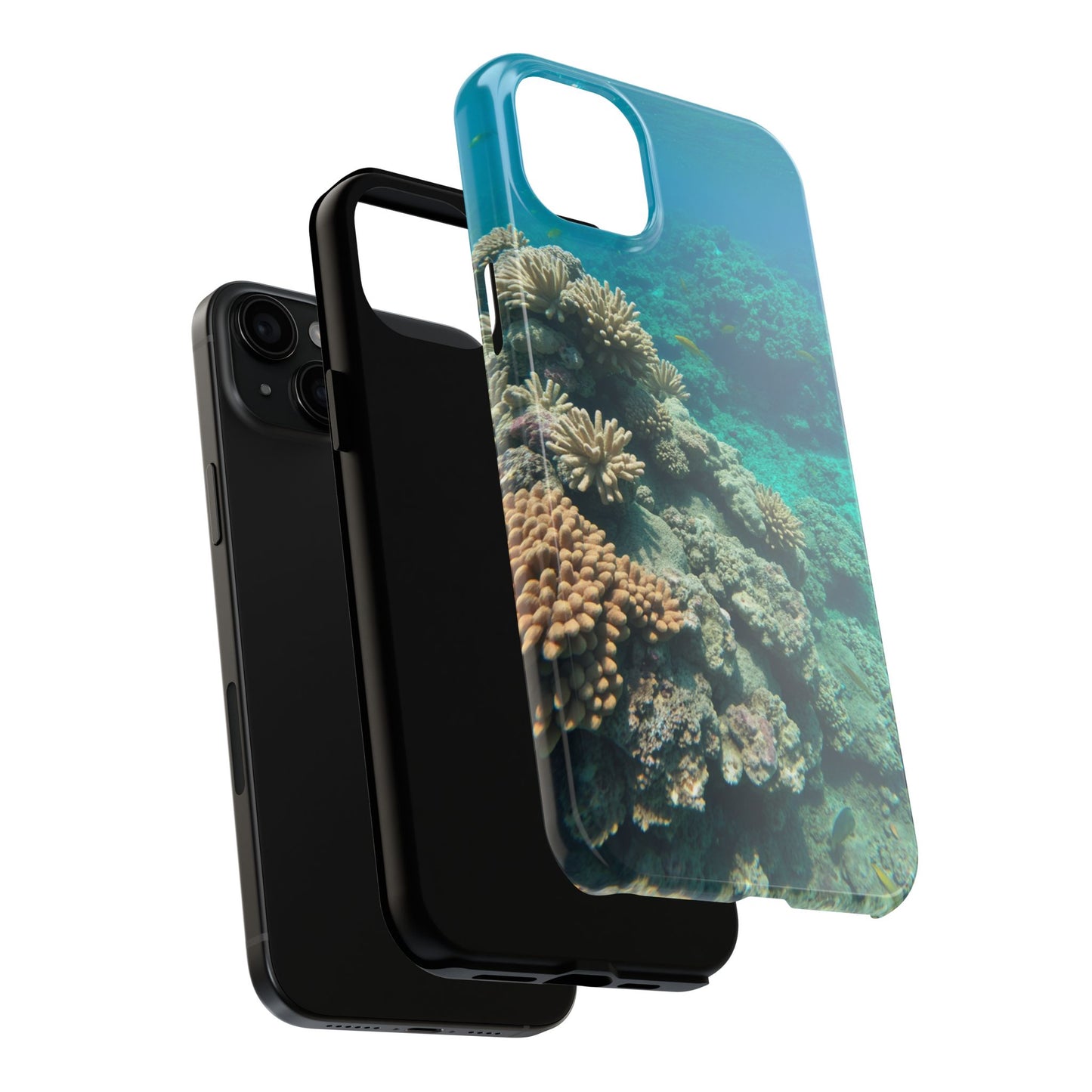 Coral Reef Tough Phone Case - Ocean Vibes Protection for Adventure Lovers