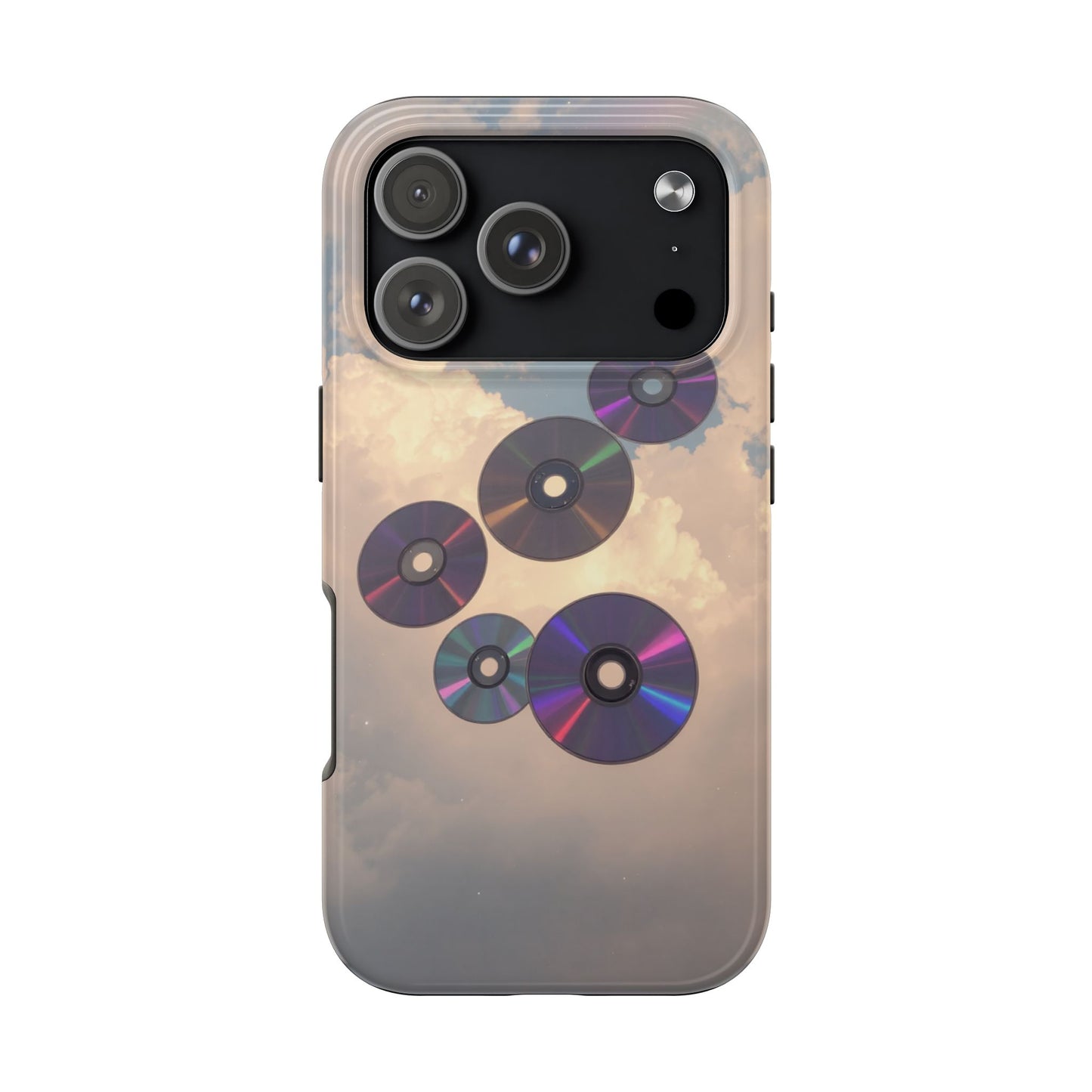 Vibrant Cloud CD Tough Phone Case - Durable and Stylish