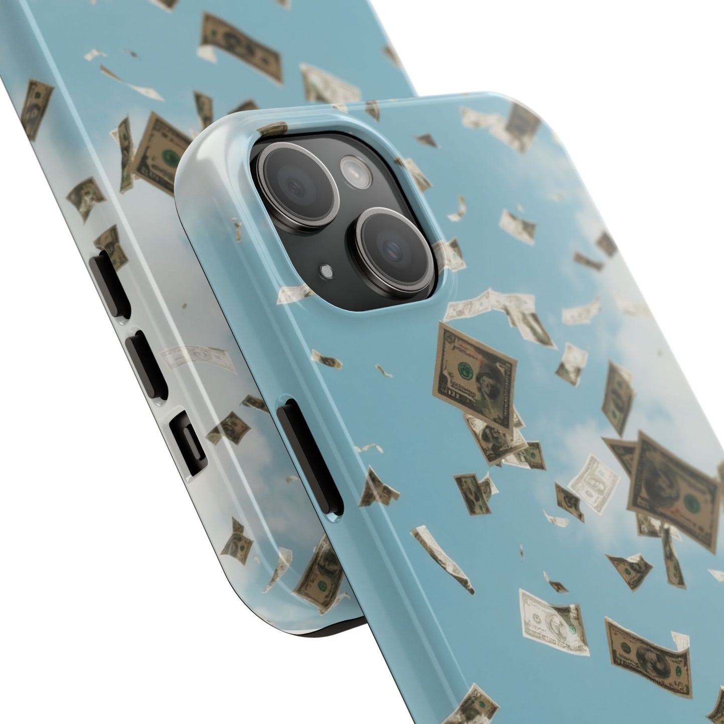 Cinematic Money Rain Phone Case | Tough & Stylish Accessory for Trendsetters, Gift for Birthdays, Graduations, and Celebrations