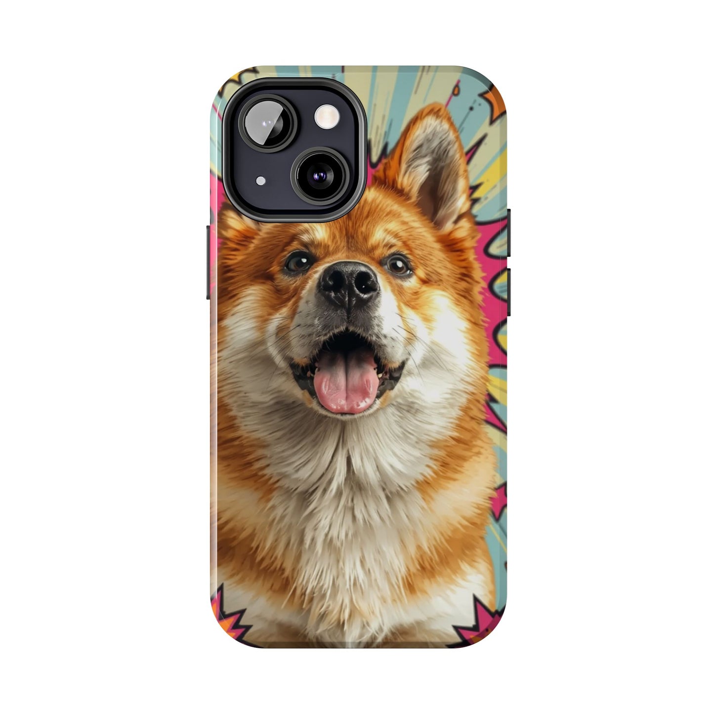 Playful Dog Tough Phone Case - Durable & Stylish Pet Lover Gift