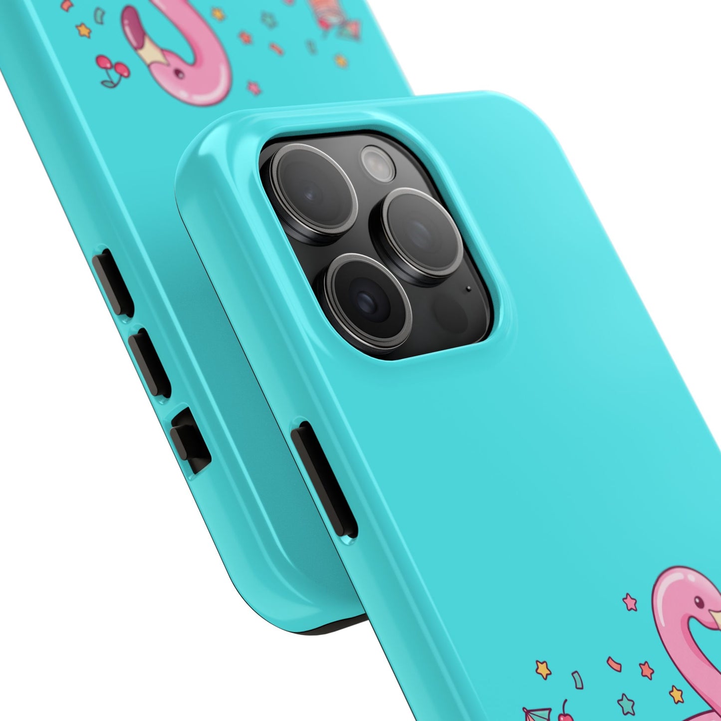 Flamingo Pool Party iPhone Case