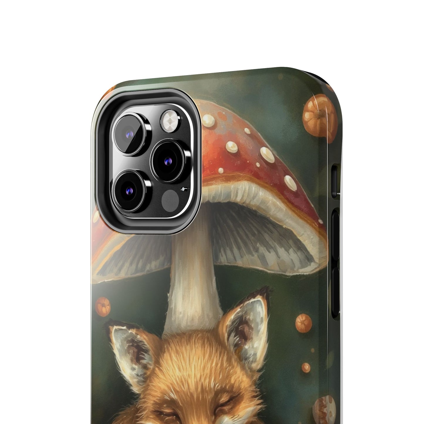Cute Fox & Mushroom Phone Case - Tough Protective Cover