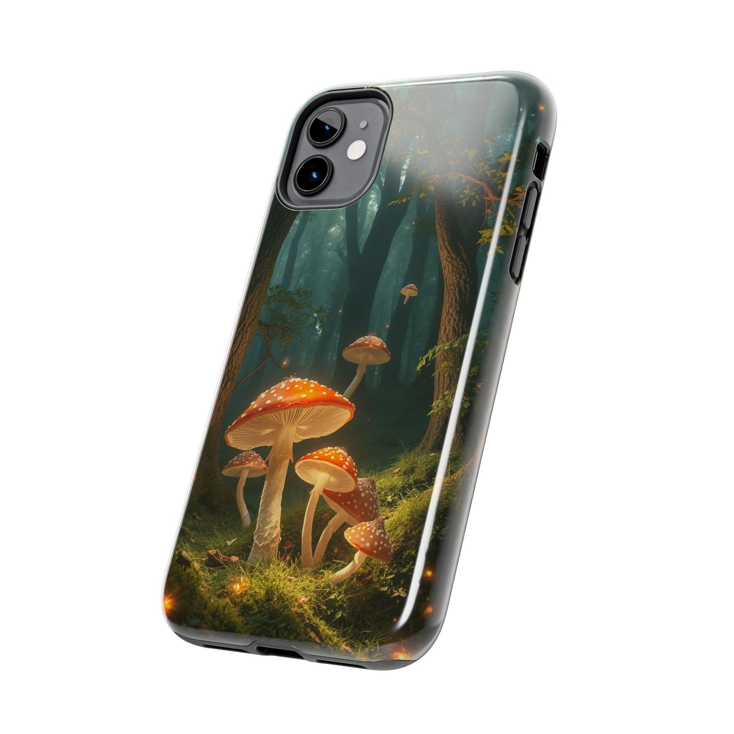 Whimsical Mushroom Tough Phone Case - Forest Fantasy Design