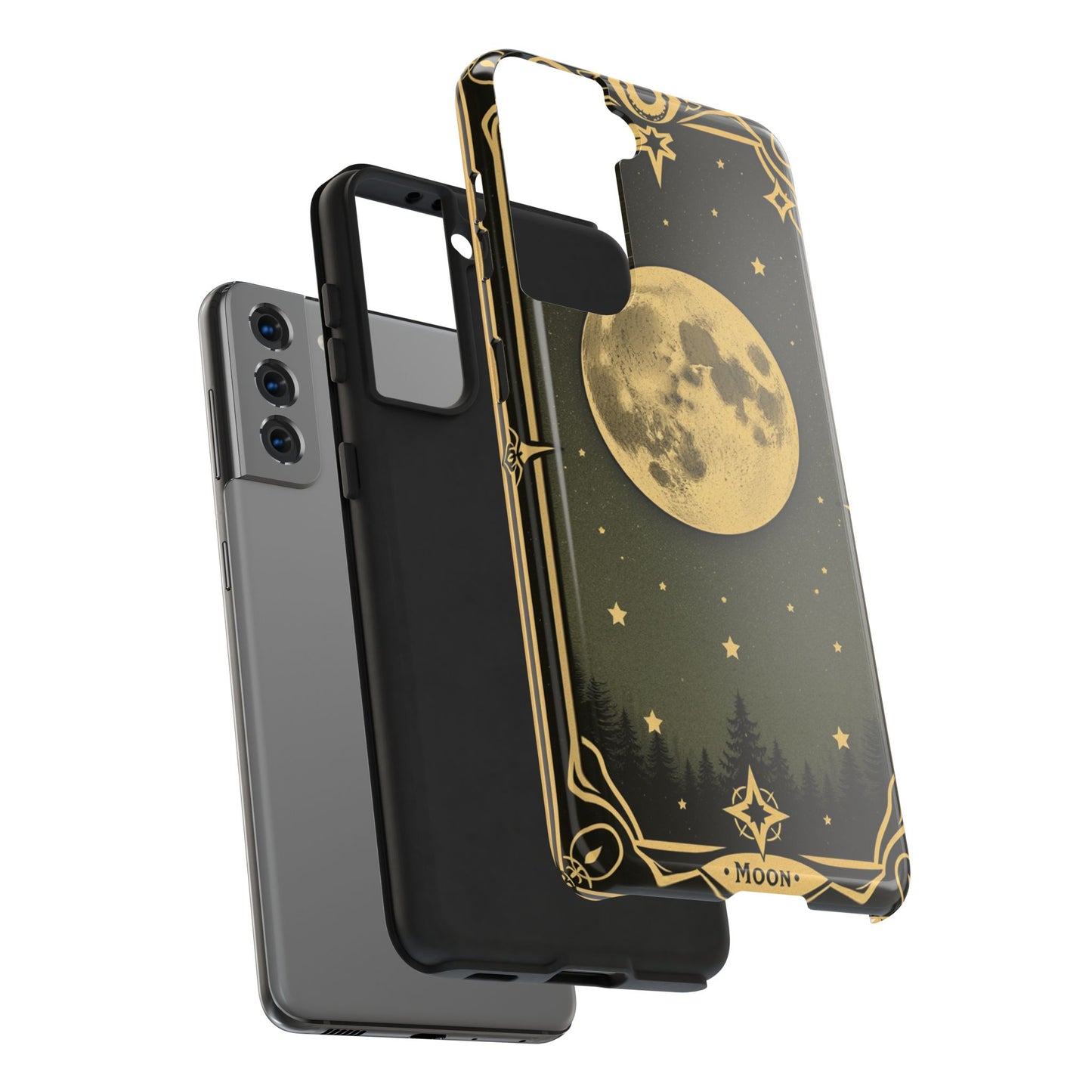 Celestial Moon Phone Case - Tough & Stylish for Star Lovers