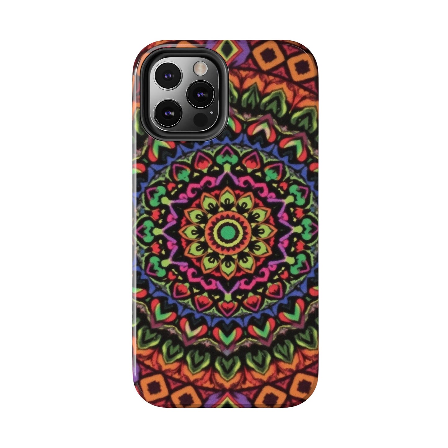 Colorful Mandala Tough Phone Case - Vibrant Designs for Trendy Protection - for iPhone