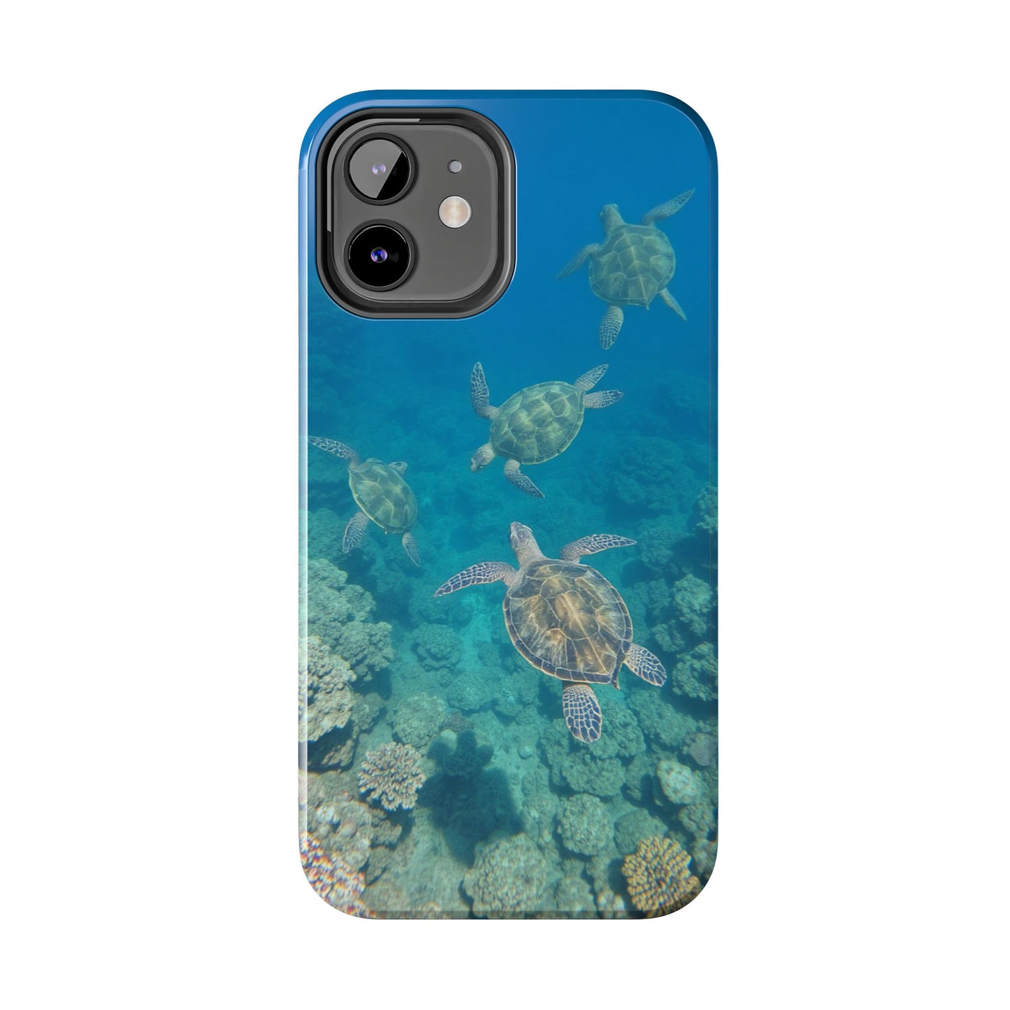 Ocean Turtle Tough Phone Cases - Durable Protection with Marine Art