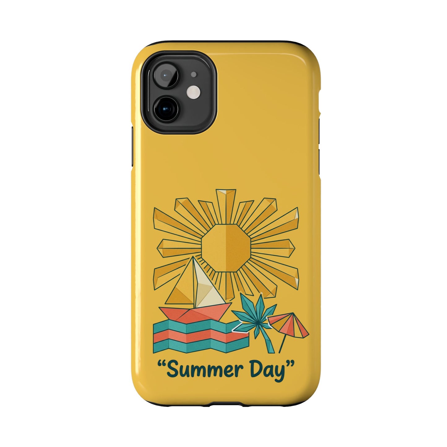 Summer Day Origami iPhone Case — Tough Protective Cover